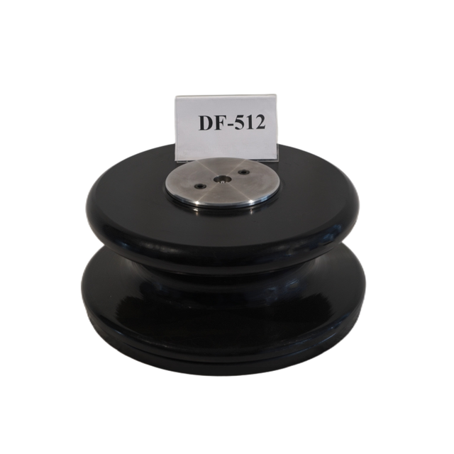 Calzo de botón de un solo rodillo para aplicación en cubierta